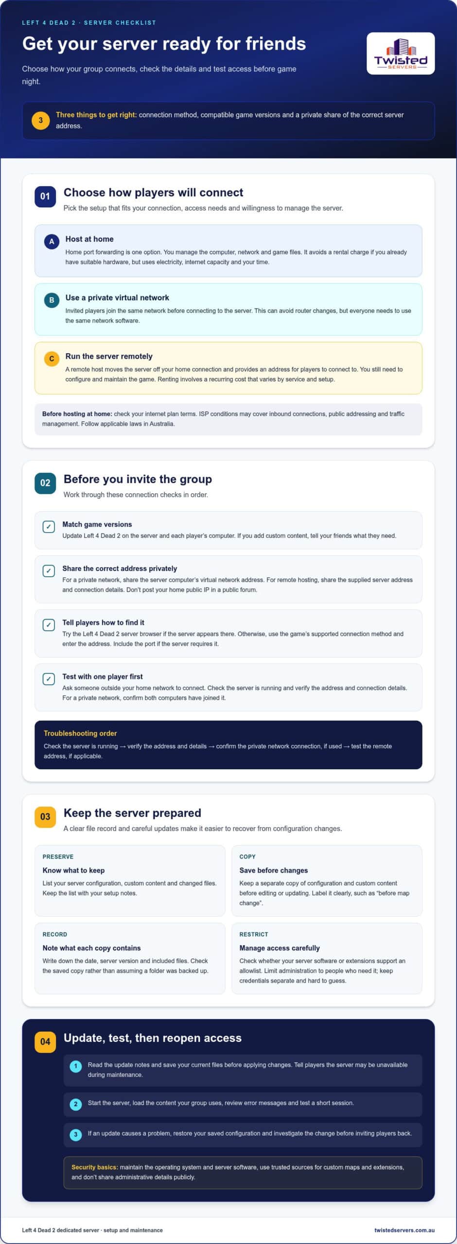 How to set up a game server and let friends join